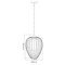 Z-Lite Savanti Pendant, 1-Light, 12 In.W x 16.5 In.H, Matte Black/White Opal 7507-12MB - alternate 7